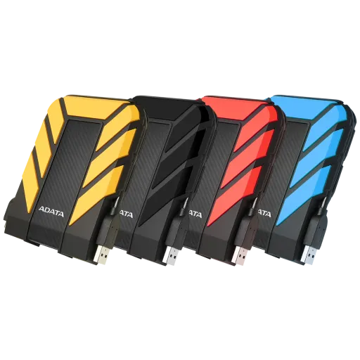 هارد اي داتا الخارجي HD710 برو - متانة فائقة - مستشعرات مقاومة للصدمات والاهتزازات - منفذ USB 3.2 من الجيل الأول بسرعة 5 غيغابت في الثانية - مقاومة للصدمات بمعايير عسكرية - برنامج النسخ الاحتياطي الذكي ToGo