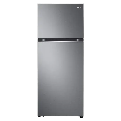ثلاجة إل جي ذات فريزر علوي GN-B482GVEP - سعة 11 قدم - تقنية التبريد الخطي - إضاءة LED علوية - كومبريسر إنفيرتر ذكي - صانع ثلج متحرك - نظام تدفق هواء متعدد - غرافيت ستيل داكن
