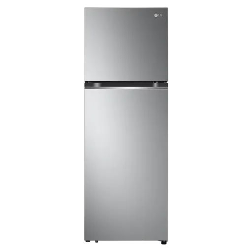 ثلاجة إل جي ذات الفريزر العلوي GNB-542GVLP - سعة 12.7 قدم - كومبريسر إنفيرتر ذكي - تشخيص ذكي - تقنية لينير كولنغ و دور كولنغ+ - نظام تدفق هواء متعدد - صانع ثلج متنقل - فضى