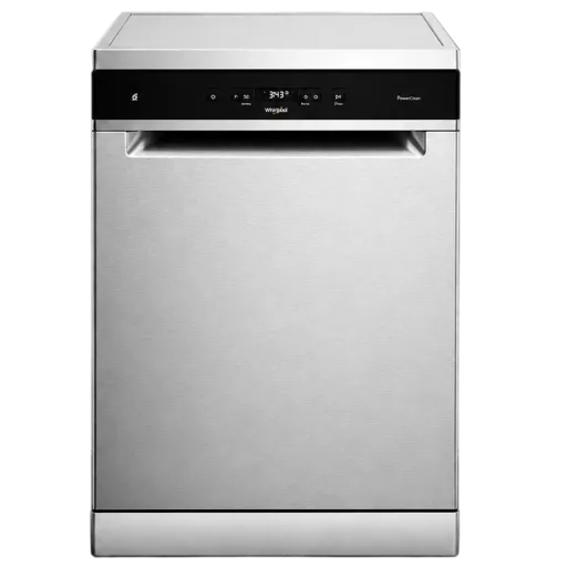 Whirlpool Dishwasher WFC3C26PFX - 14 Place Settings and Third Rack - 6th Sense Smart Technology - PowerClean Pro Technology - NaturalDry System - 8 Versatile Wash Programs - Quiet Operation - Energy Efficiency - Stainless Steel