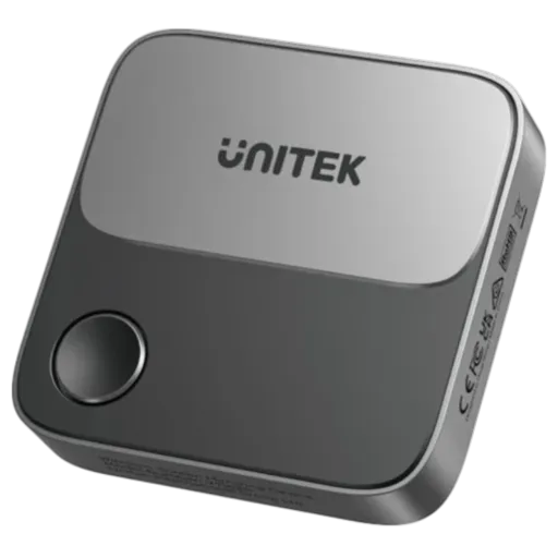 جهاز عرض الشاشة اللاسلكي يونيتيك V1162B - دقة عرض تصل إلى 4K بمعدل 60 هرتز - عرض الشاشة لاسلكيًا - مدى إشارة يصل إلى 8 متر - مدى إشارة يصل إلى 8 متر - اسود