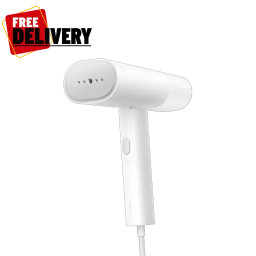Xiaomi Handheld Garment Steamer EU - Foldable & Lightweight Design - 1300W Power - 160ml Water Tank - Ceramic Enamel Coated Panel - 30kPa Pressurized Steam Technology - Foldable & Lightweight Design - White