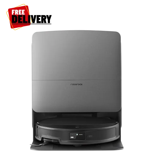 Roborock Saros 20 Robotic Vacuum Cleaner - 36000Pa Suction - AdaptiLift Chassis 3.0 - StarSight Autonomous System 2.0 - Dual Anti-Tangle System - Dual Spinning Mops with FlexiArm - DirTect Technology - Black