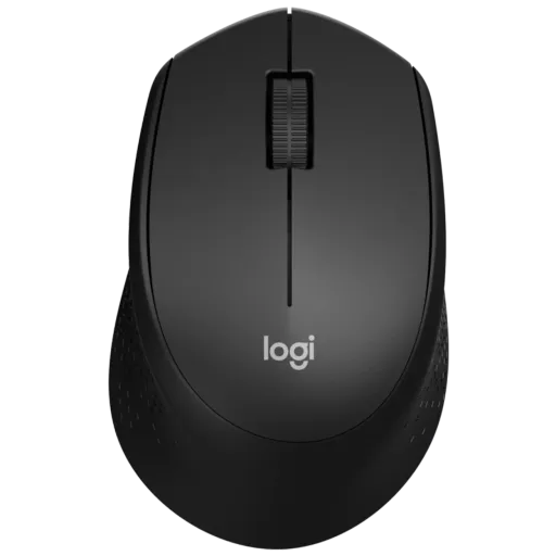 Logitech Wireless Mouse M280 - 2.4 GHz Wireless Connectivity - 3 Buttons - Ergonomic Asymmetric Design - Smooth Optical Tracking 1000 DPI - Up to 18 Month Battery Life - Plug-and-Play - Black